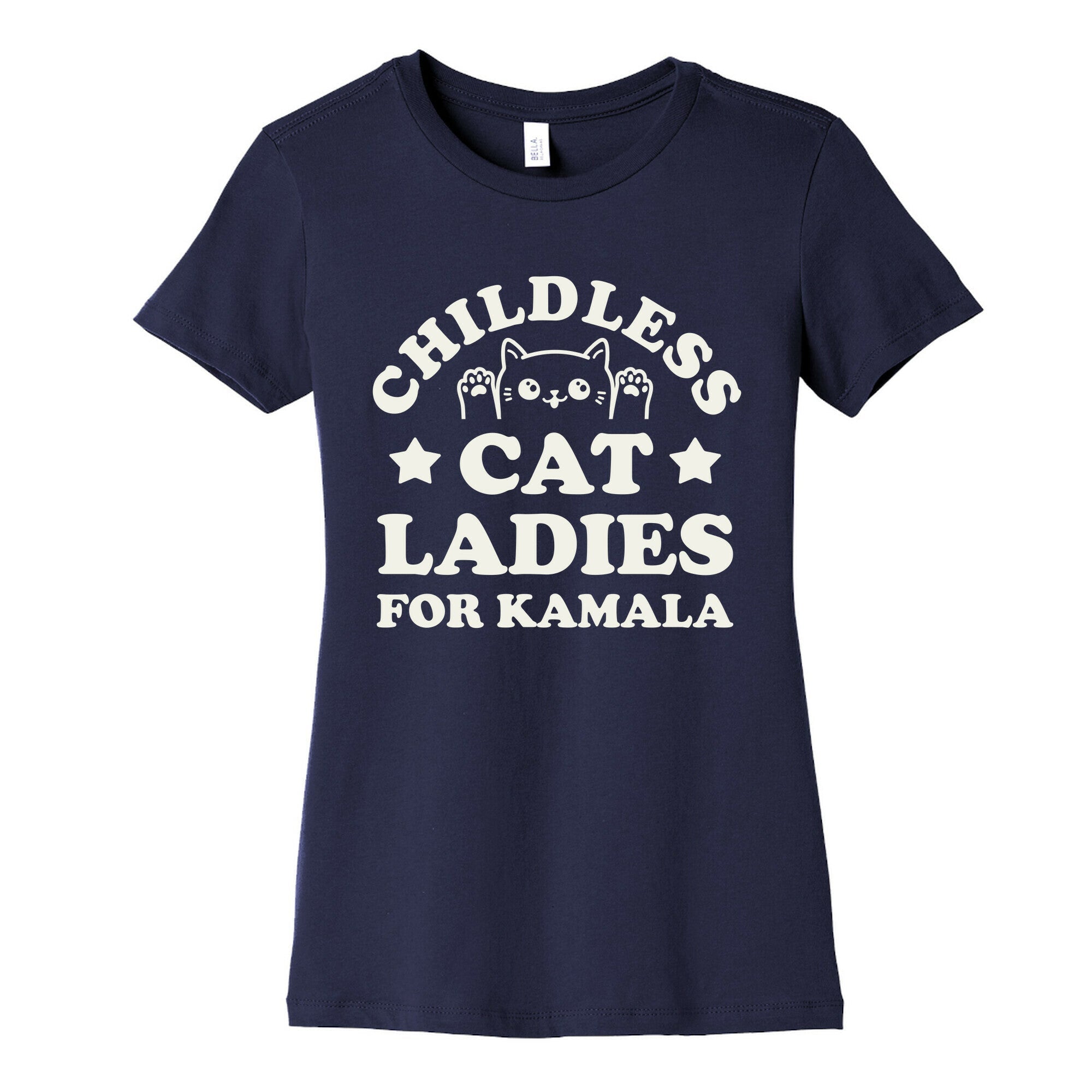 Childless Cat Ladies for Kamala Womens Cotton Tee Style001 Hoodie, Sweatshirt | CoreVibeTees.com (Image 5)