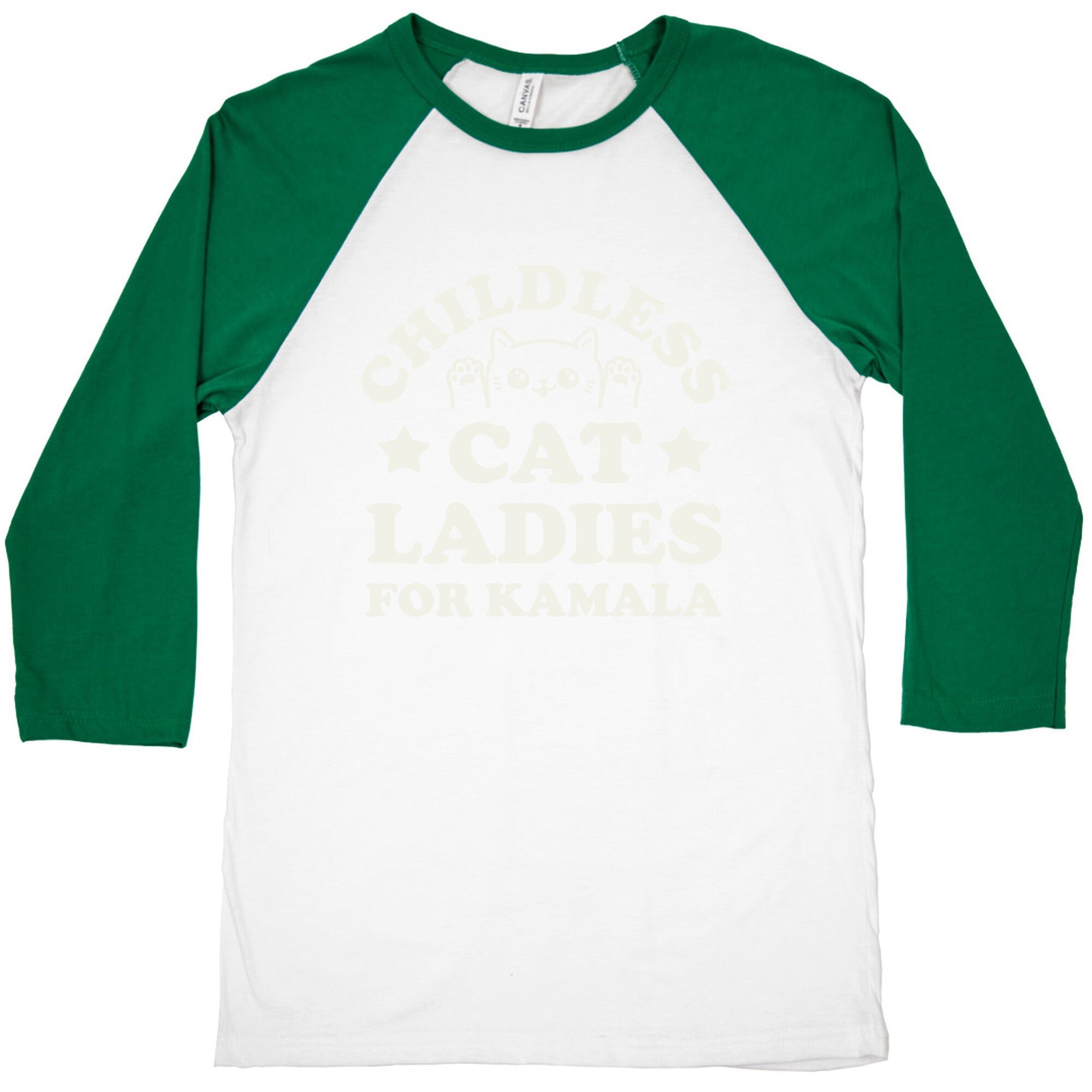 Childless Cat Ladies for Kamala Baseball Tee Style001 Hoodie, Sweatshirt | CoreVibeTees.com (Image 1)