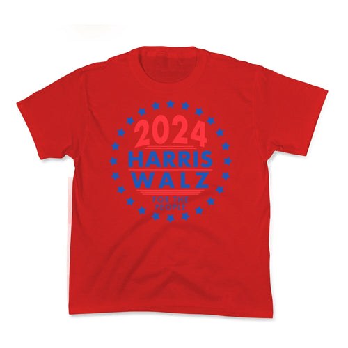 2024 Harris Walz For The People Kids Tee Hoodie, Sweatshirt | CoreVibeTees.com (Image 1)