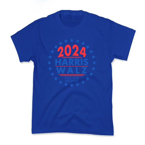 2024 Harris Walz For The People Kids Tee Hoodie, Sweatshirt | CoreVibeTees.com (Image 2)