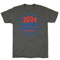 2024 Harris Walz For The People Unisex Triblend Tee Hoodie, Sweatshirt | CoreVibeTees.com (Image 1)