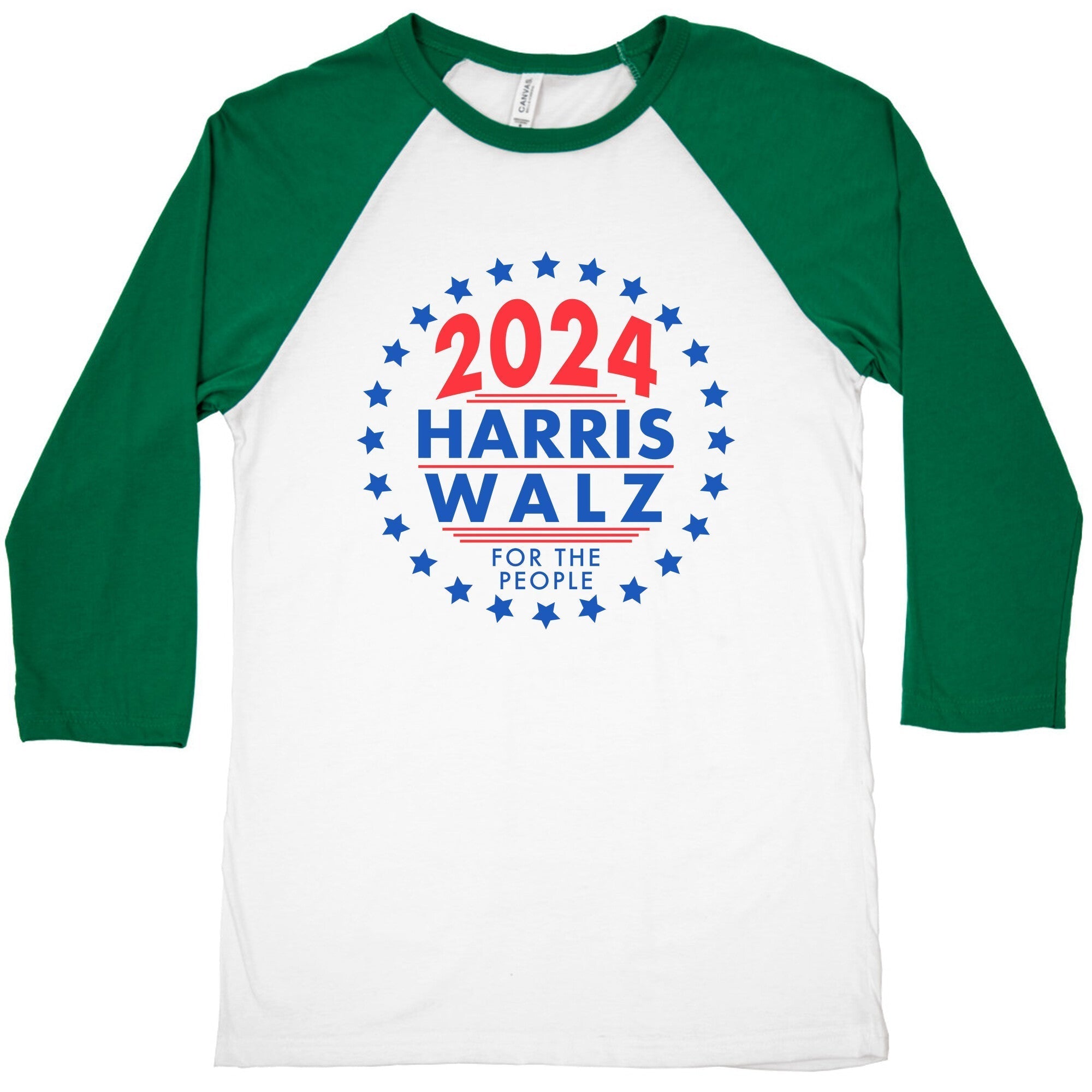 2024 Harris Walz For The People Baseball Tee Hoodie, Sweatshirt | CoreVibeTees.com (Image 1)