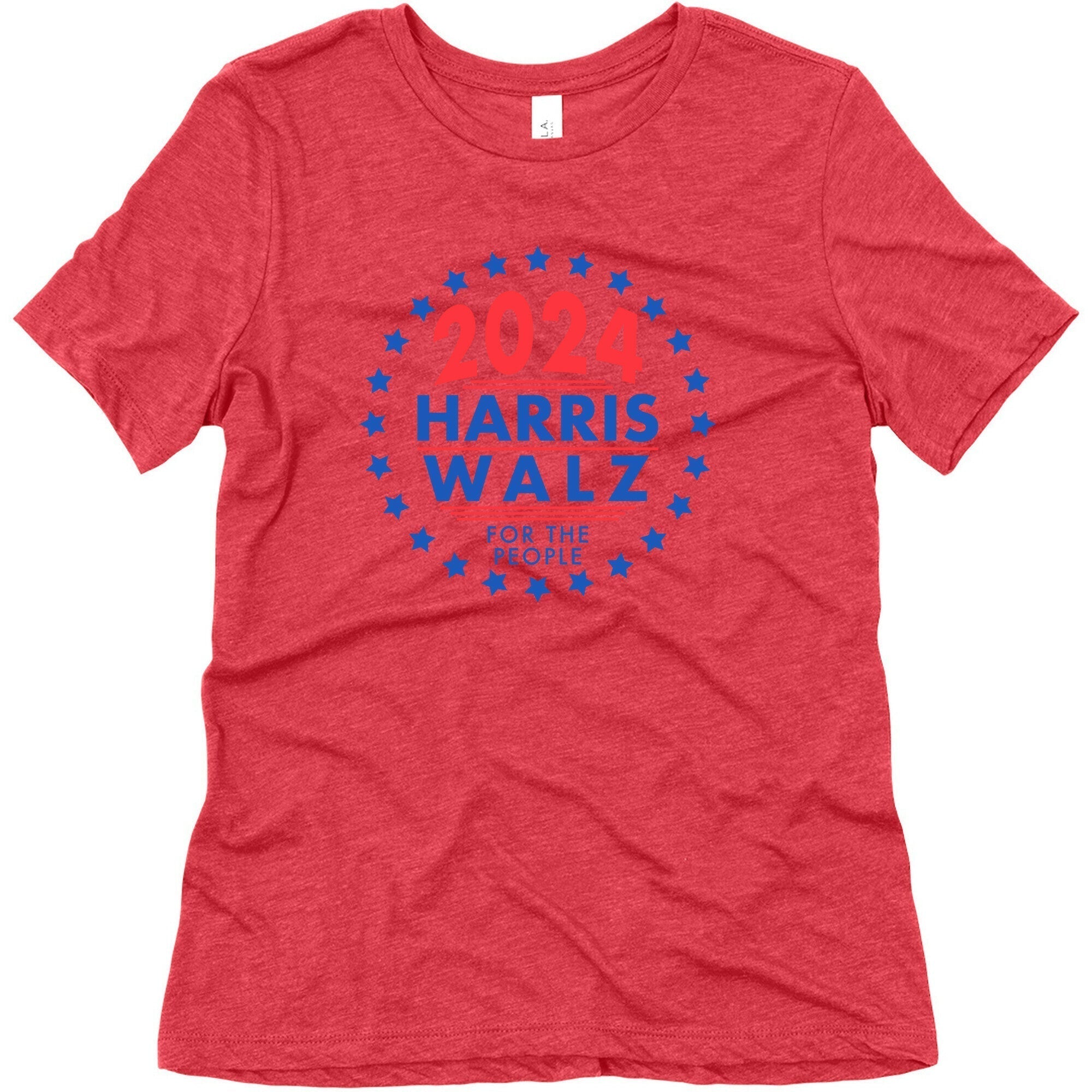 2024 Harris Walz For The People Womens Triblend Tee Hoodie, Sweatshirt | CoreVibeTees.com (Image 5)