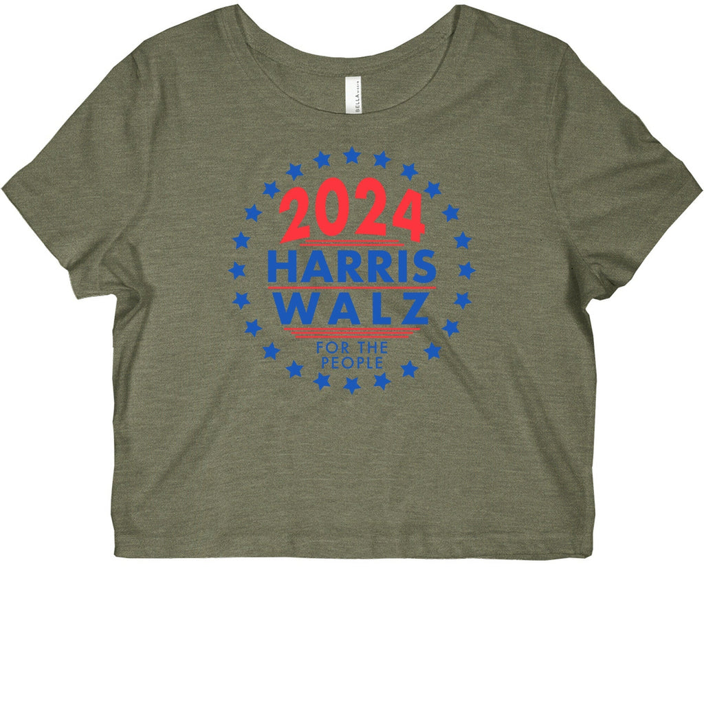 2024 Harris Walz For The People Graphic Baby Tee Style001 Hoodie, Sweatshirt | CoreVibeTees.com (Image 1)
