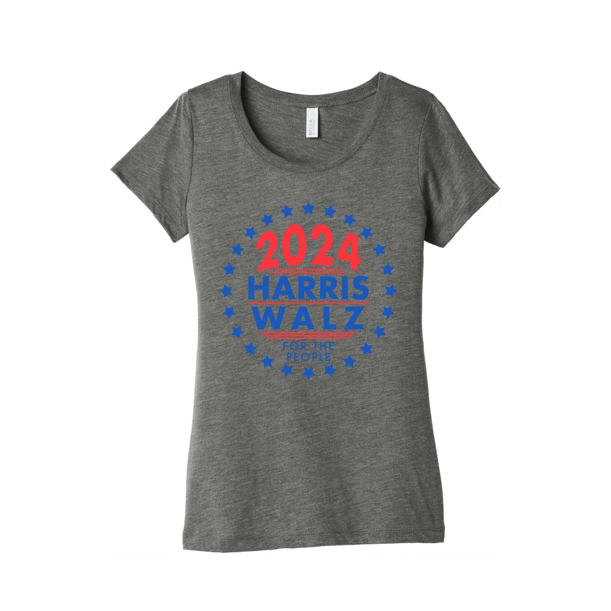 2024 Harris Walz For The People Womens Triblend Tee Hoodie, Sweatshirt | CoreVibeTees.com (Image 1)
