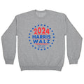 2024 Harris Walz For The People Crewneck Sweatshirt T-Shirts, Hoodie | CoreVibeTees.com (Image 1)
