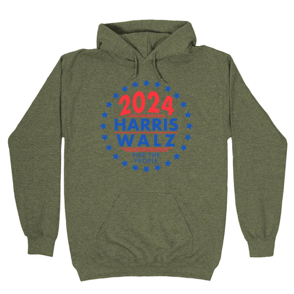 2024 Harris Walz For The People Hoodie T-Shirts, Sweatshirt | CoreVibeTees.com (Image 4)