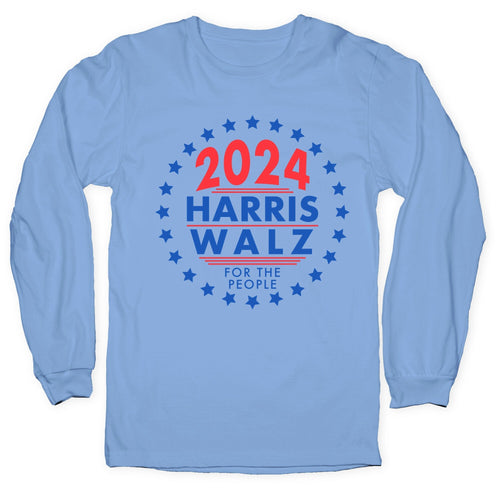 2024 Harris Walz For The People Longsleeve Tee Style001 Hoodie, Sweatshirt | CoreVibeTees.com (Image 2)