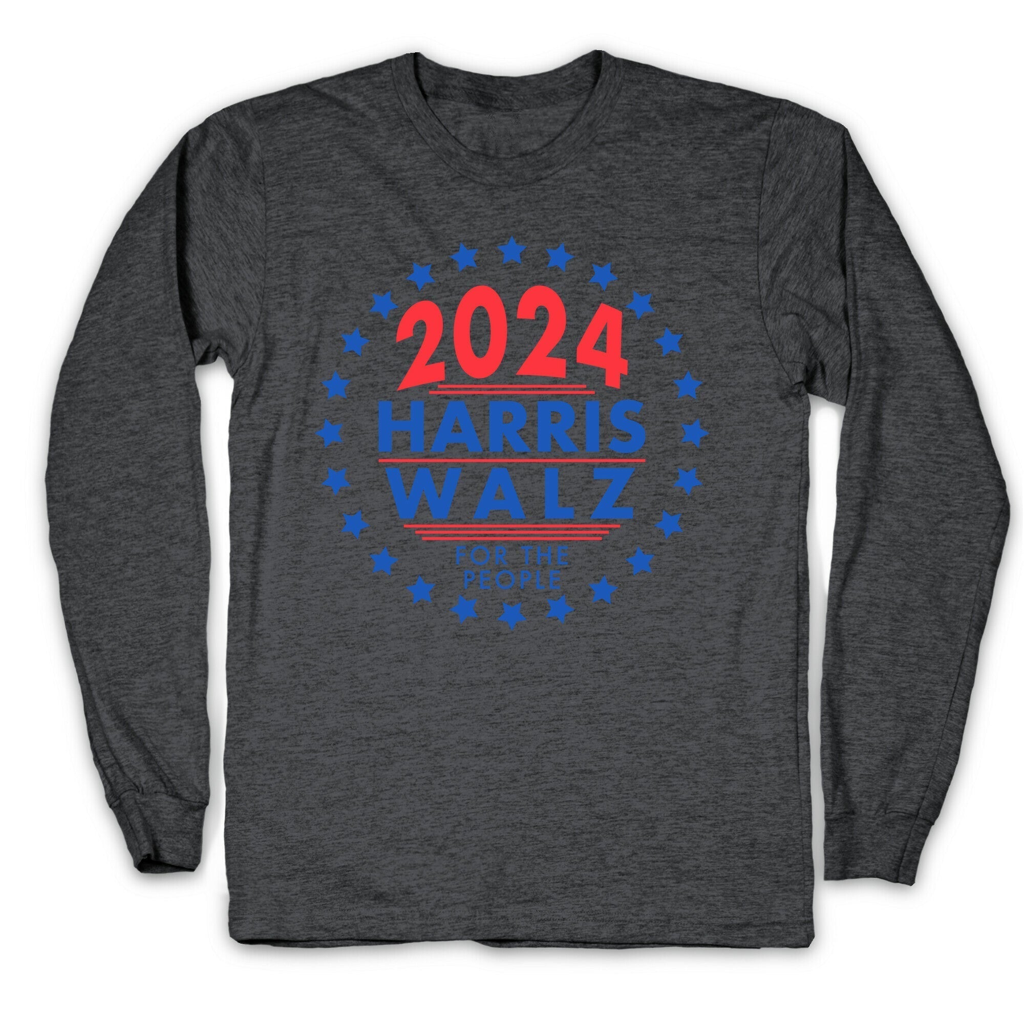 2024 Harris Walz For The People Longsleeve Tee Style001 Hoodie, Sweatshirt | CoreVibeTees.com (Image 3)