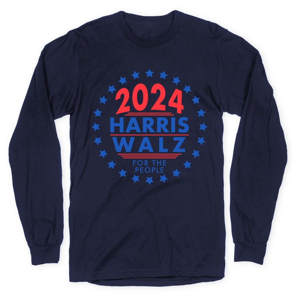 2024 Harris Walz For The People Longsleeve Tee Style001 Hoodie, Sweatshirt | CoreVibeTees.com (Image 5)