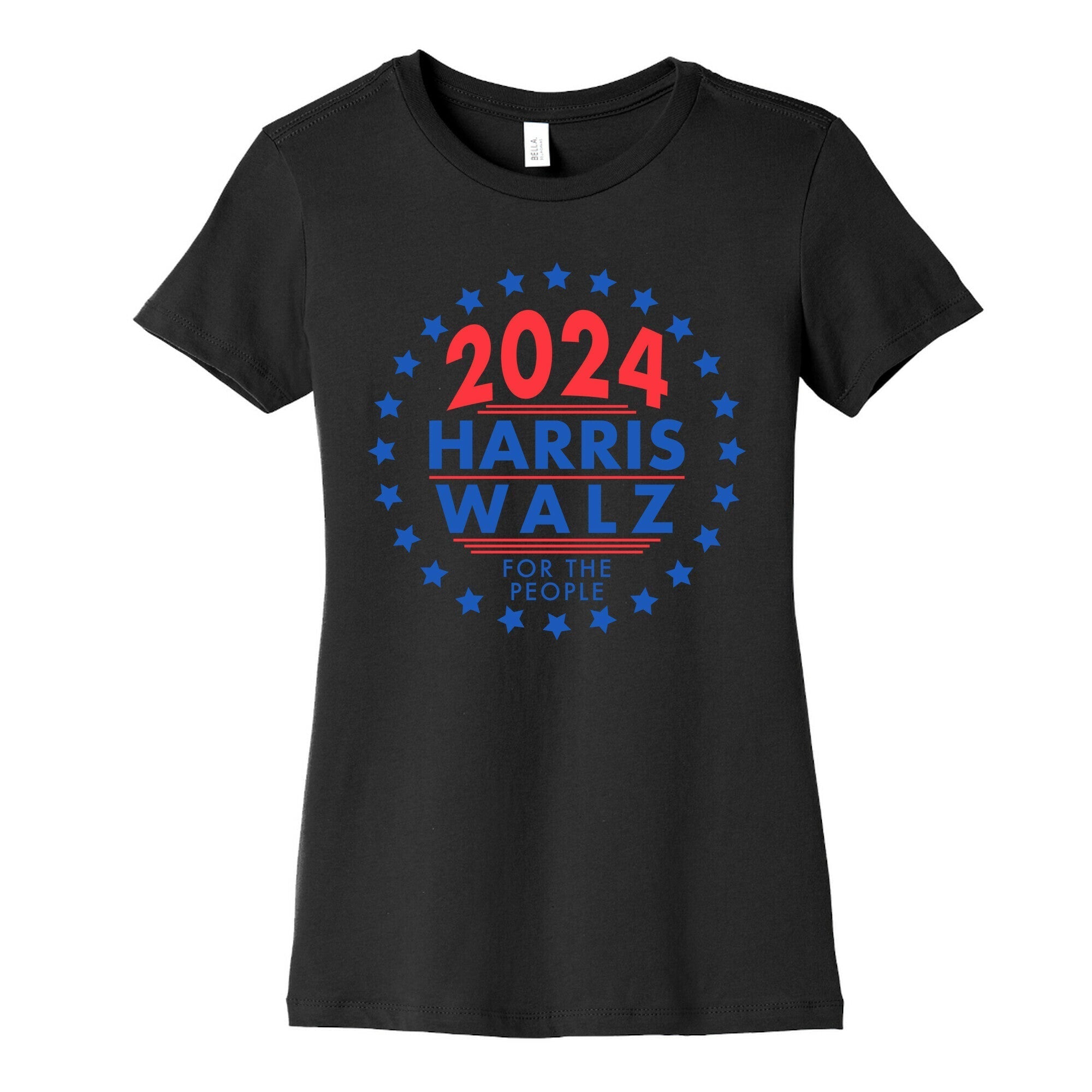 2024 Harris Walz For The People Womens Cotton Tee Style001 Hoodie, Sweatshirt | CoreVibeTees.com (Image 3)