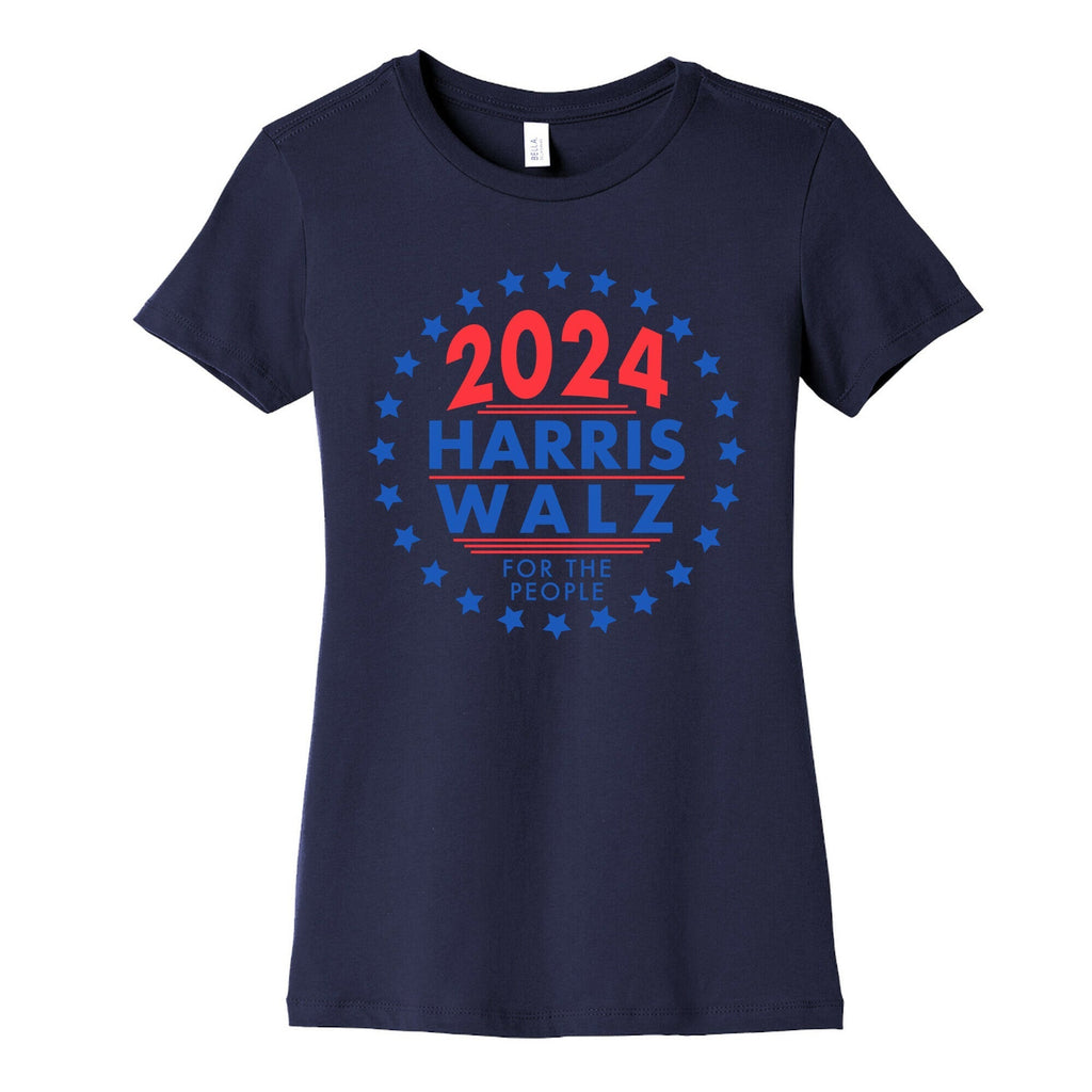 2024 Harris Walz For The People Womens Cotton Tee Style001 Hoodie, Sweatshirt | CoreVibeTees.com (Image 5)