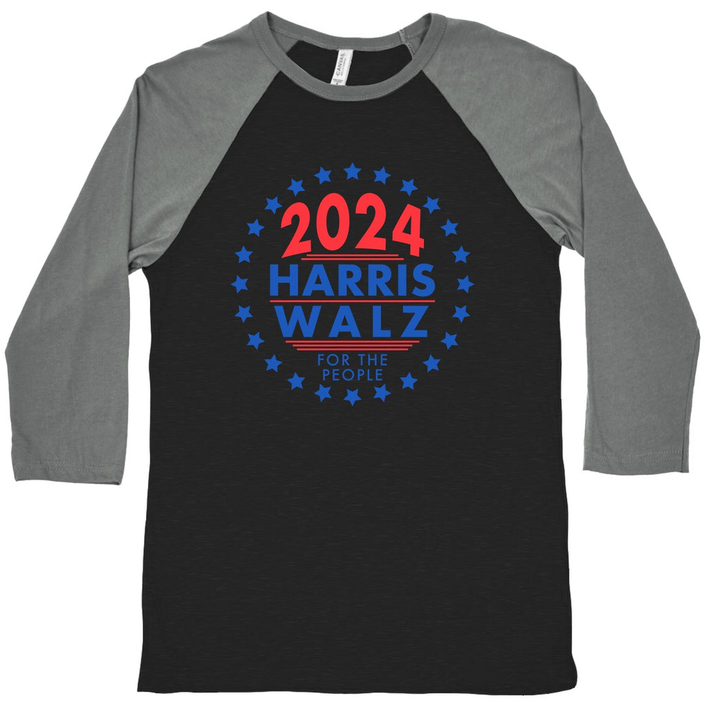 2024 Harris Walz For The People Baseball Tee Style001 Hoodie, Sweatshirt | CoreVibeTees.com (Image 3)