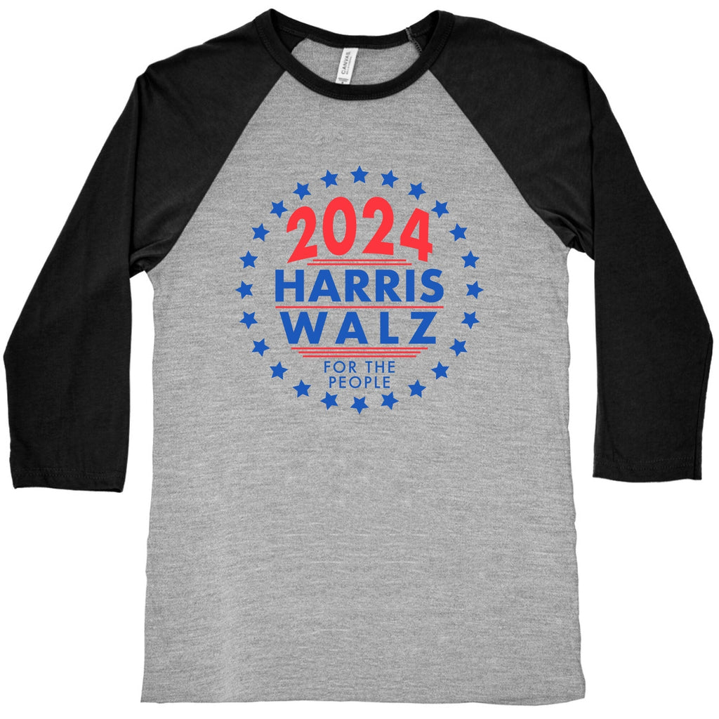 2024 Harris Walz For The People Baseball Tee Style001 Hoodie, Sweatshirt | CoreVibeTees.com (Image 4)