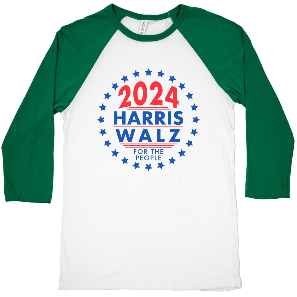 2024 Harris Walz For The People Baseball Tee Style001 Hoodie, Sweatshirt | CoreVibeTees.com (Image 1)