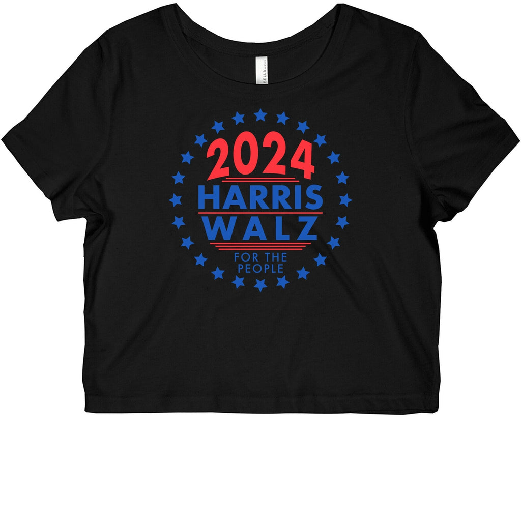 2024 Harris Walz For The People Graphic Baby Tee Hoodie, Sweatshirt | CoreVibeTees.com (Image 1)