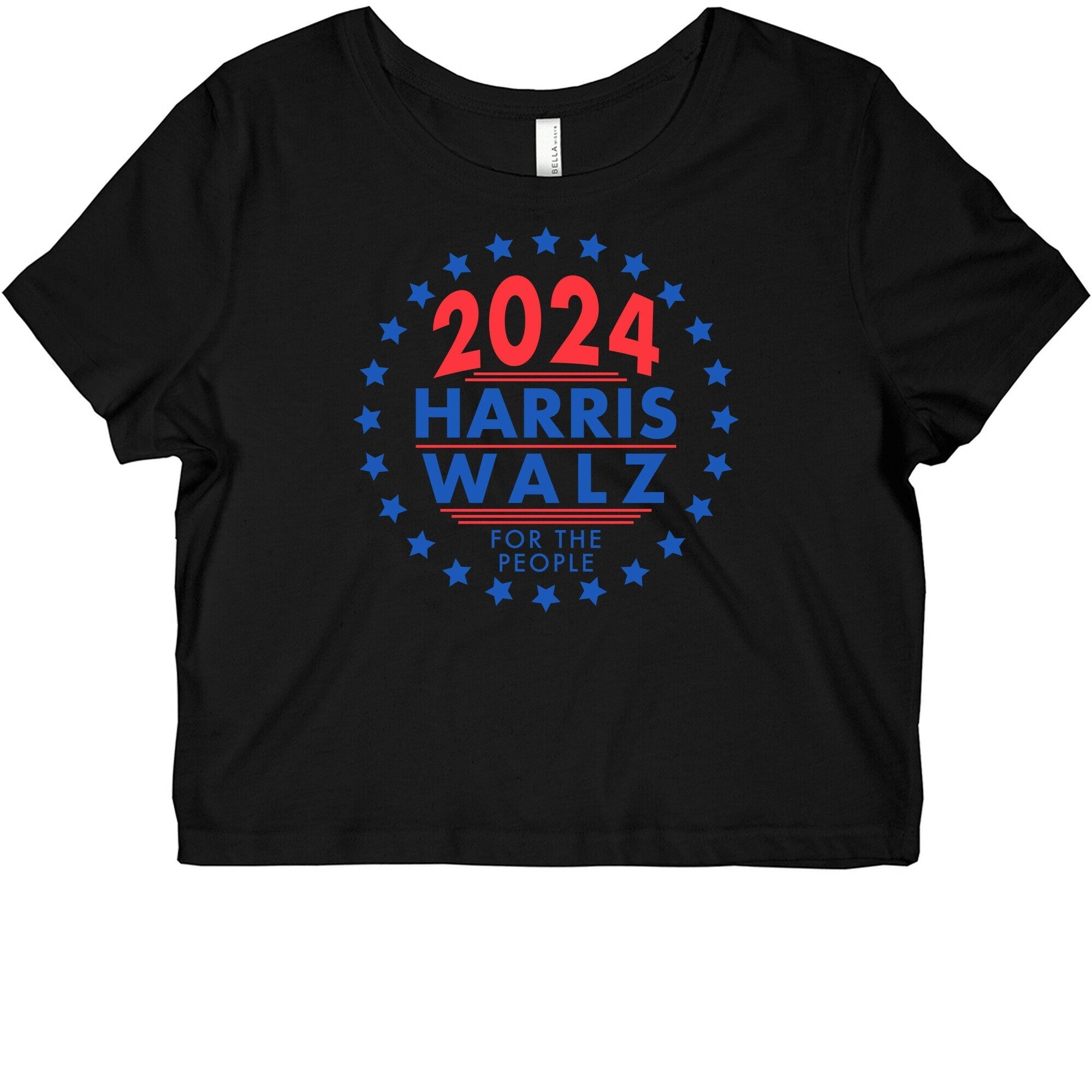 2024 Harris Walz For The People Graphic Baby Tee Hoodie, Sweatshirt | CoreVibeTees.com (Image 1)
