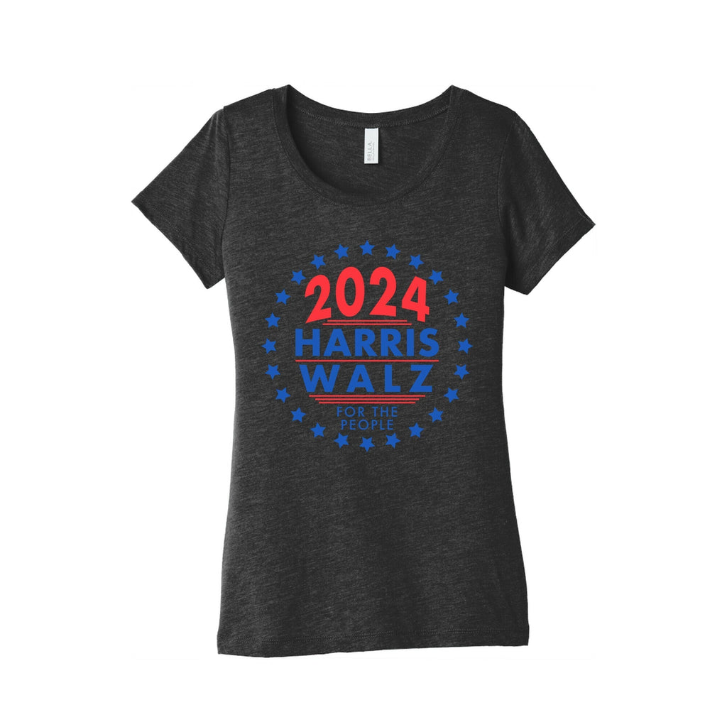 2024 Harris Walz For The People Womens Triblend Tee Style001 Hoodie, Sweatshirt | CoreVibeTees.com (Image 1)