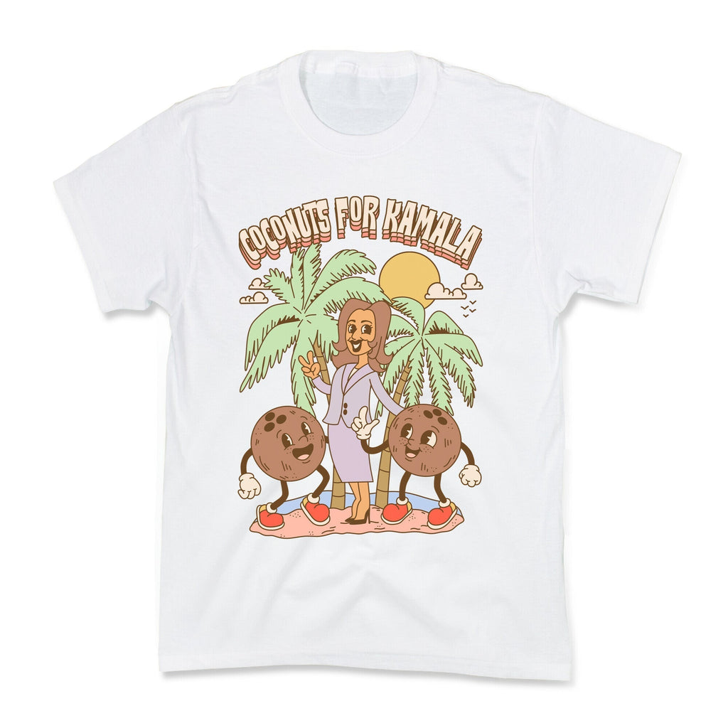 Coconuts For Kamala Kids Tee Hoodie, Sweatshirt | CoreVibeTees.com (Image 3)
