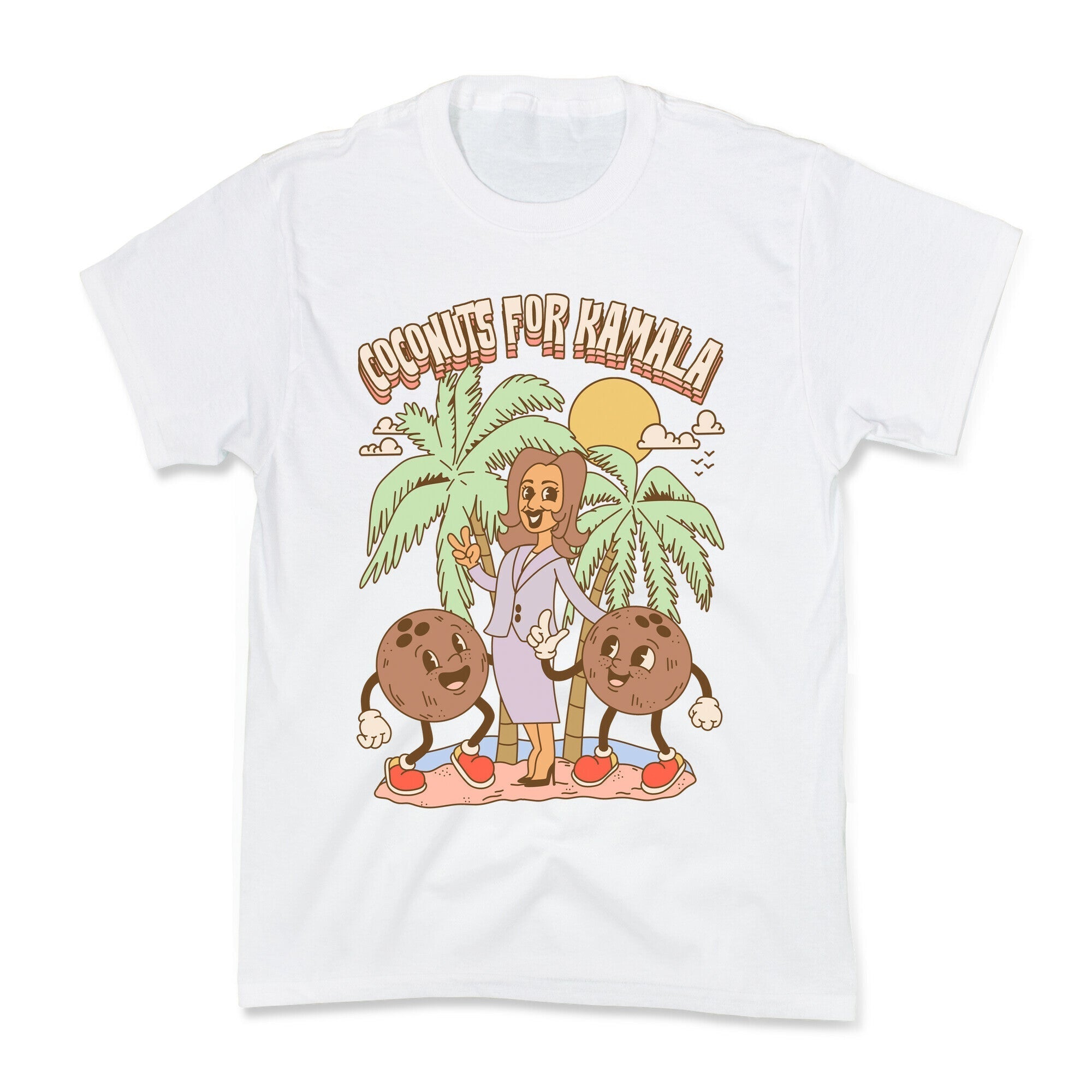 Coconuts For Kamala Kids Tee Hoodie, Sweatshirt | CoreVibeTees.com (Image 3)