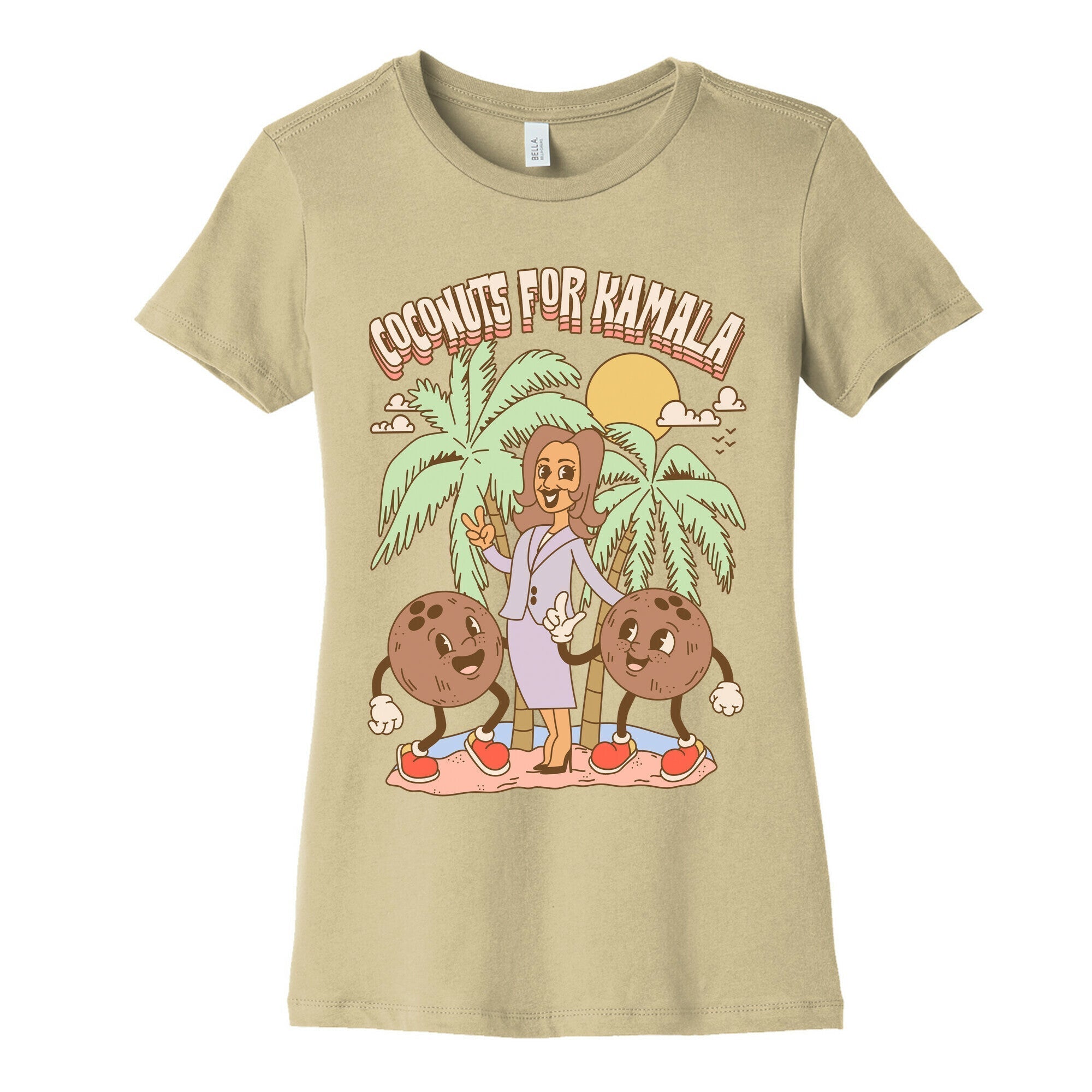 Coconuts For Kamala Womens Cotton Tee Hoodie, Sweatshirt | CoreVibeTees.com (Image 3)