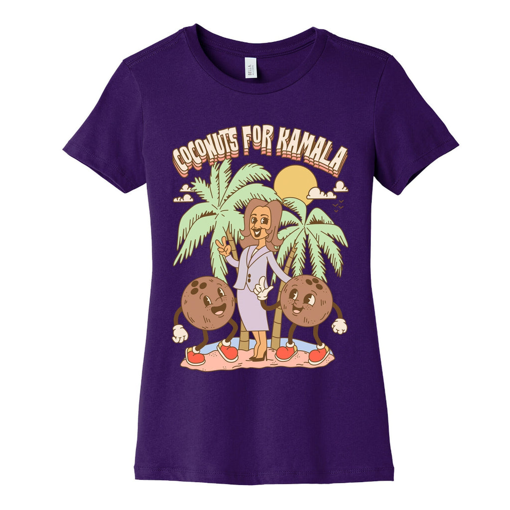 Coconuts For Kamala Womens Cotton Tee Hoodie, Sweatshirt | CoreVibeTees.com (Image 4)
