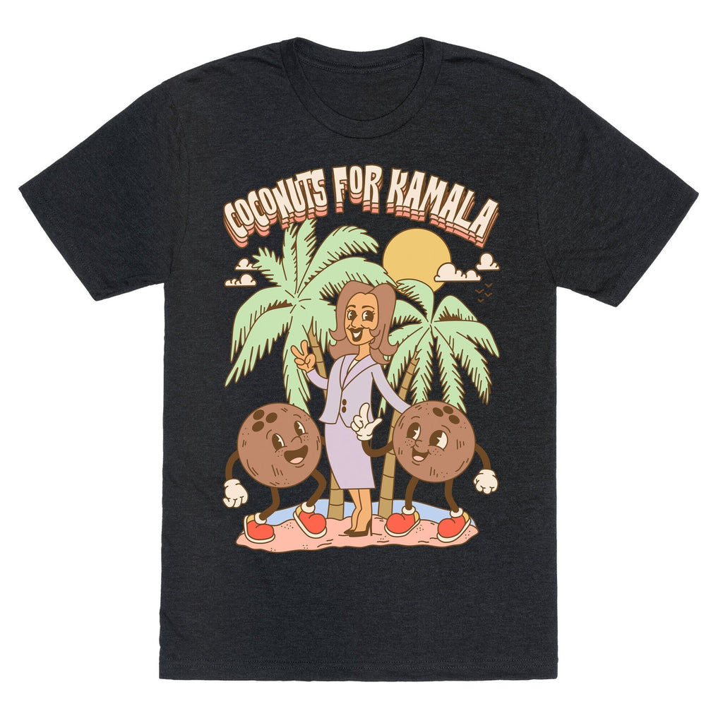 Coconuts For Kamala Unisex Triblend Tee Style001 Hoodie, Sweatshirt | CoreVibeTees.com (Image 1)