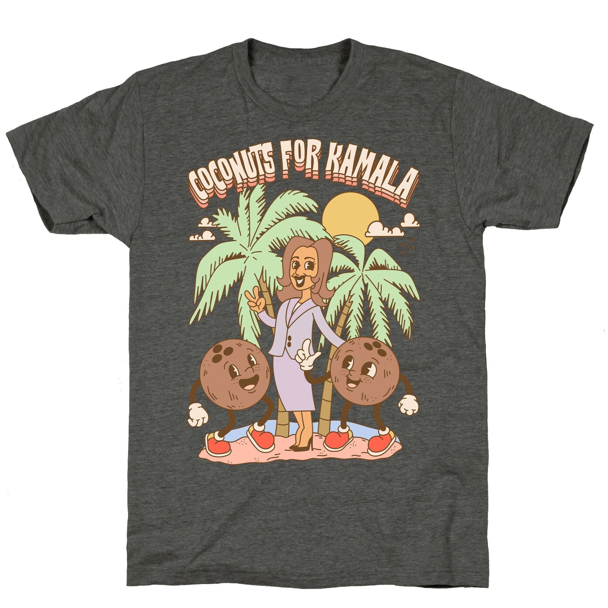Coconuts For Kamala Unisex Triblend Tee Style001 Hoodie, Sweatshirt | CoreVibeTees.com (Image 2)