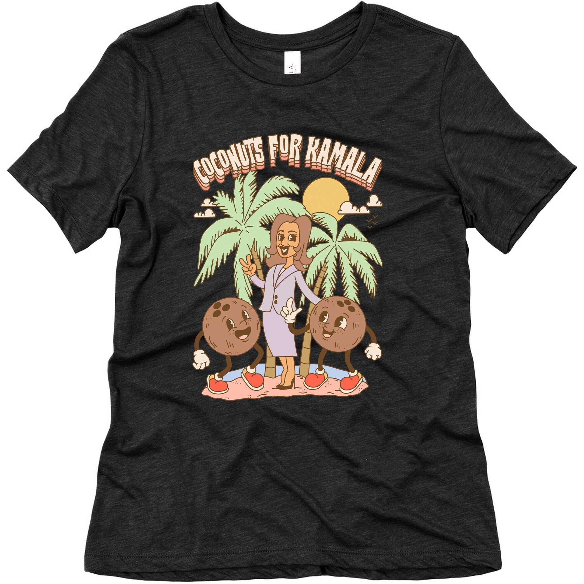Coconuts For Kamala Womens Triblend Tee Style001 Hoodie, Sweatshirt | CoreVibeTees.com (Image 3)