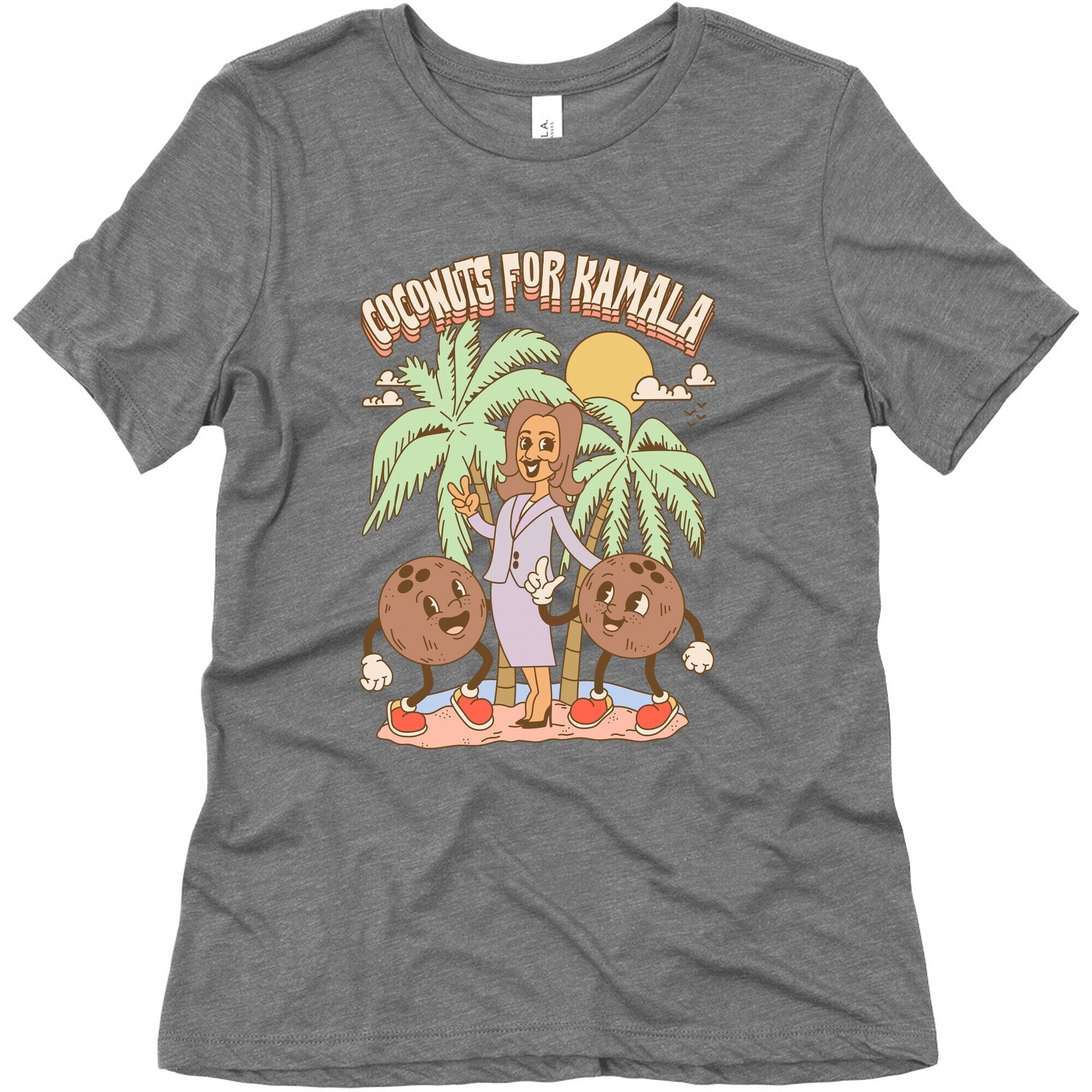 Coconuts For Kamala Womens Triblend Tee Style001 Hoodie, Sweatshirt | CoreVibeTees.com (Image 4)
