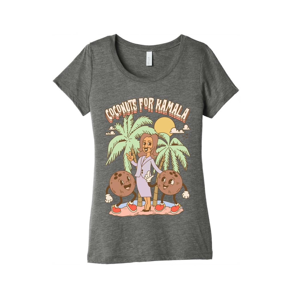Coconuts For Kamala Womens Triblend Tee Style001 Hoodie, Sweatshirt | CoreVibeTees.com (Image 2)