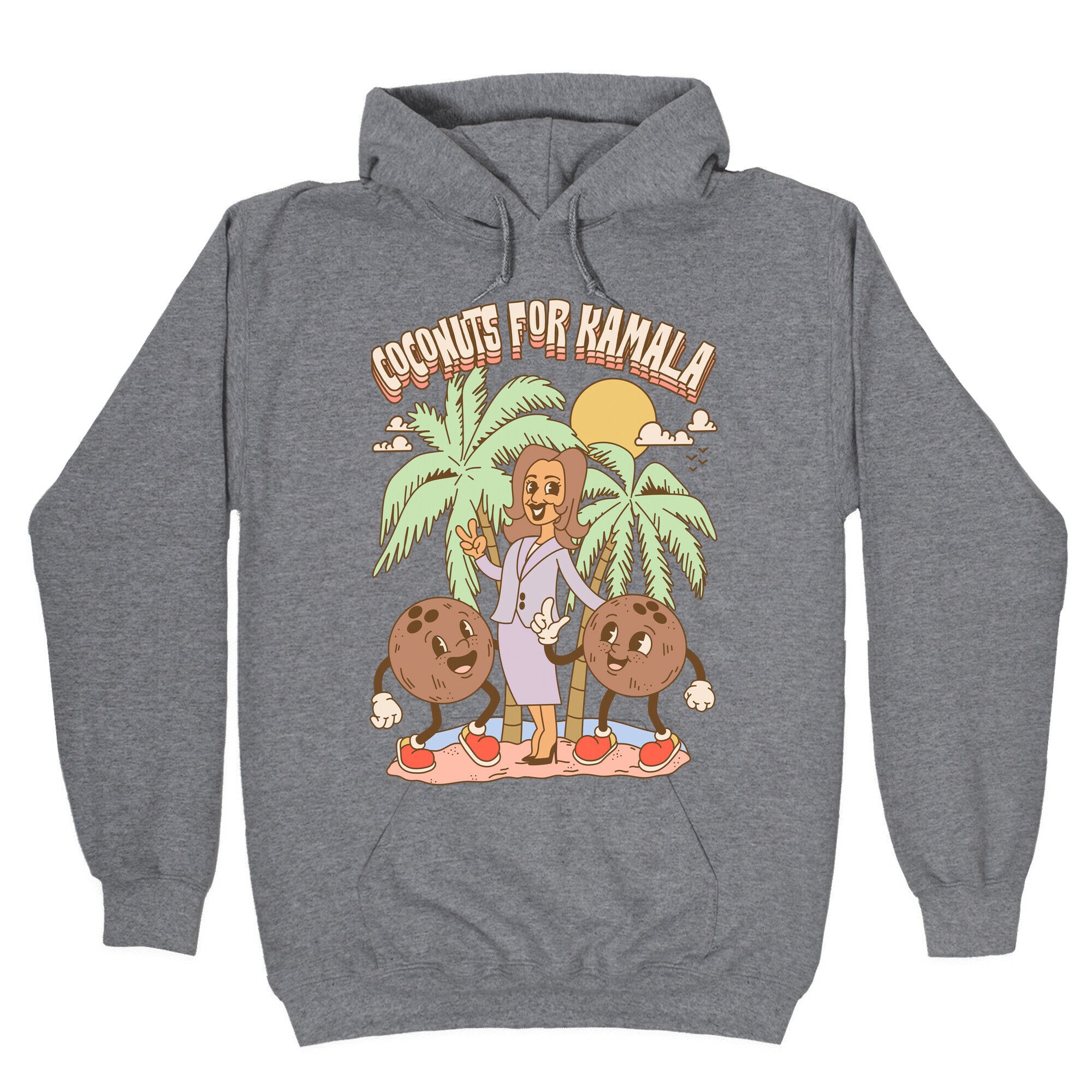 Coconuts For Kamala Hoodie Style001 T-Shirts, Sweatshirt | CoreVibeTees.com (Image 1)