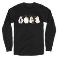 Cute Ghost Cats Longsleeve Tee Hoodie, Sweatshirt | CoreVibeTees.com (Image 1)
