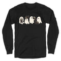 Cute Ghost Cats Longsleeve Tee Style001 Hoodie, Sweatshirt | CoreVibeTees.com (Image 1)