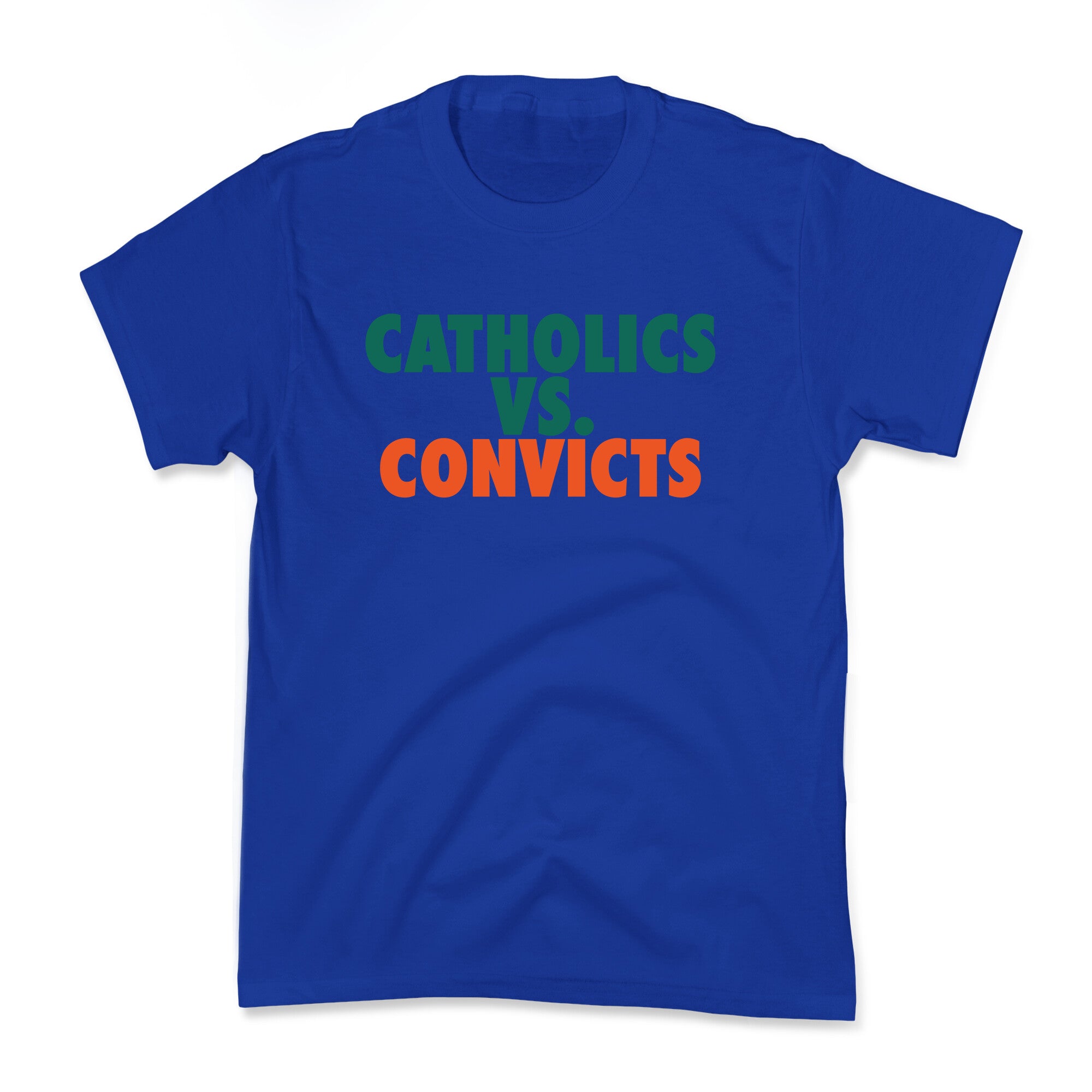Catholics vs. Convicts Kids Tee Hoodie, Sweatshirt | CoreVibeTees.com (Image 2)
