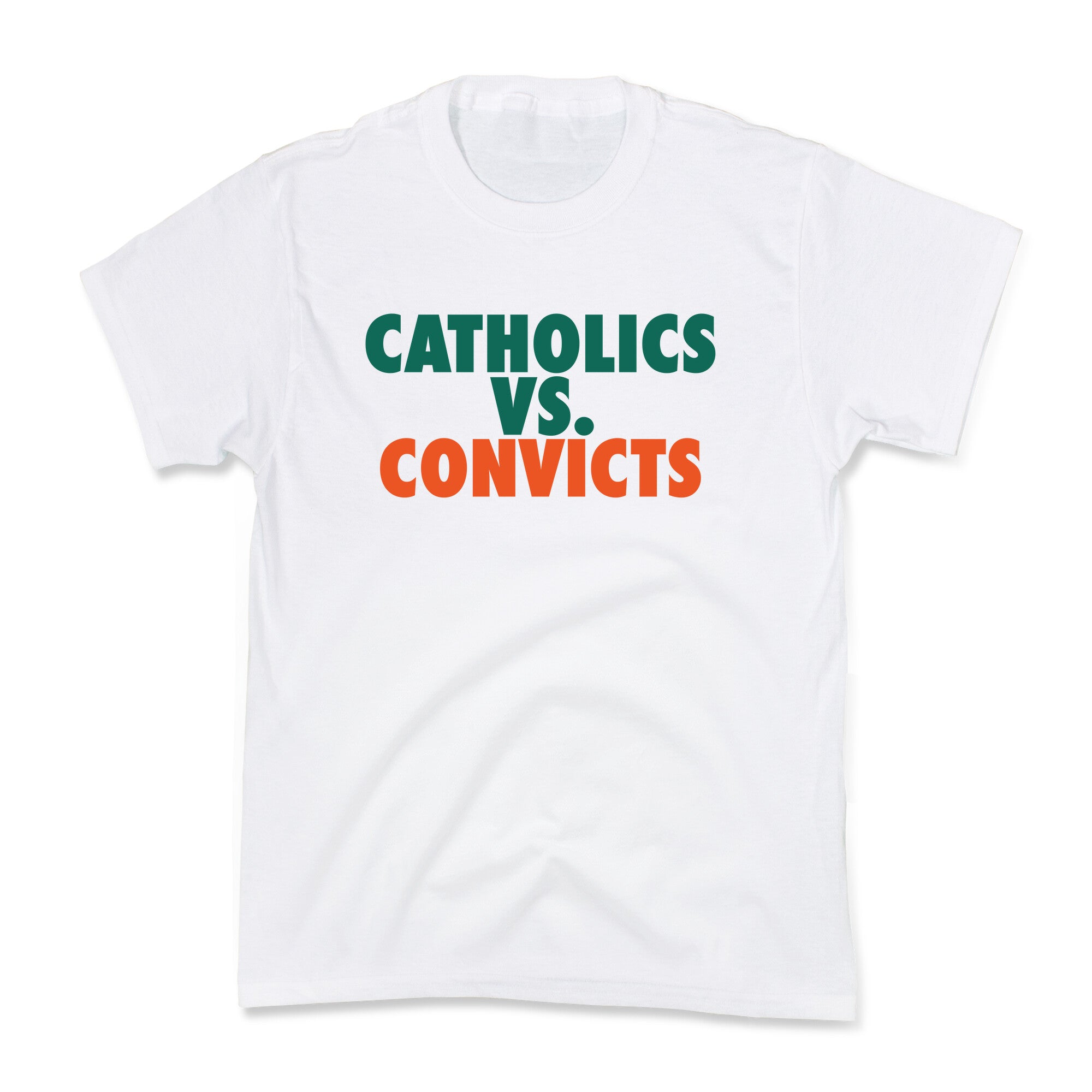 Catholics vs. Convicts Kids Tee Hoodie, Sweatshirt | CoreVibeTees.com (Image 3)