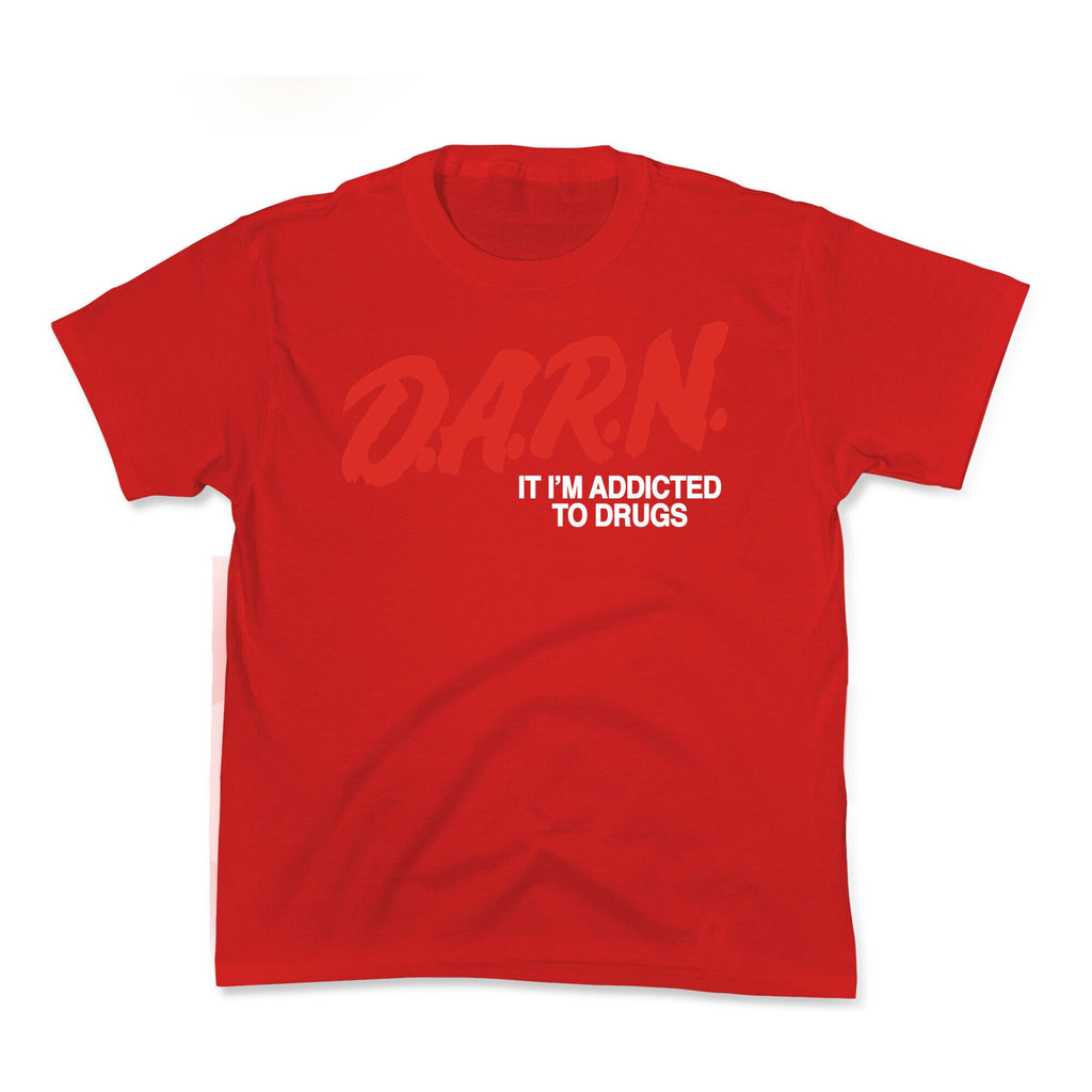 Darn Im Addicted to Drugs Kids Tee Hoodie, Sweatshirt | CoreVibeTees.com (Image 3)