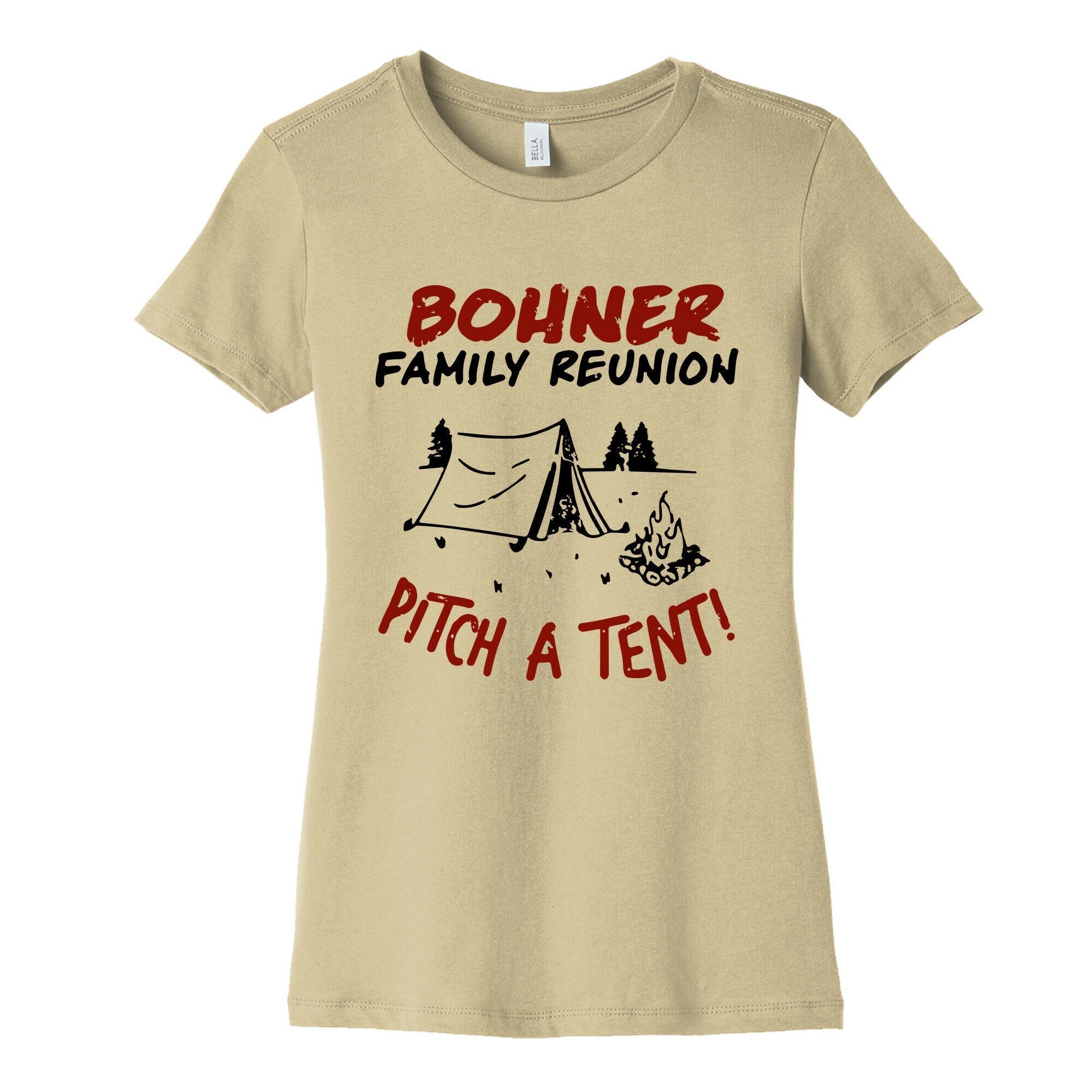 Bohner Family Reunion Womens Cotton Tee Hoodie, Sweatshirt | CoreVibeTees.com (Image 3)