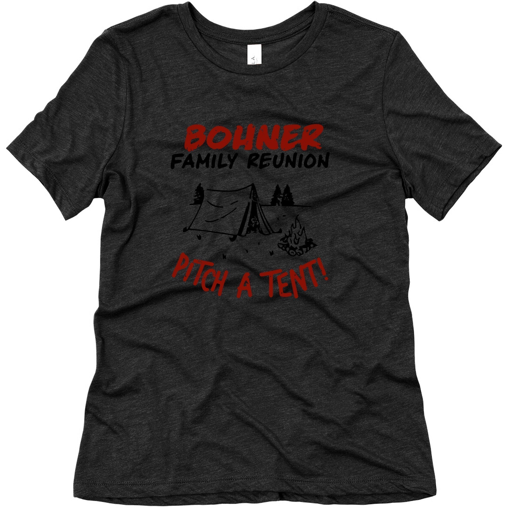 Bohner Family Reunion Womens Triblend Tee Hoodie, Sweatshirt | CoreVibeTees.com (Image 2)