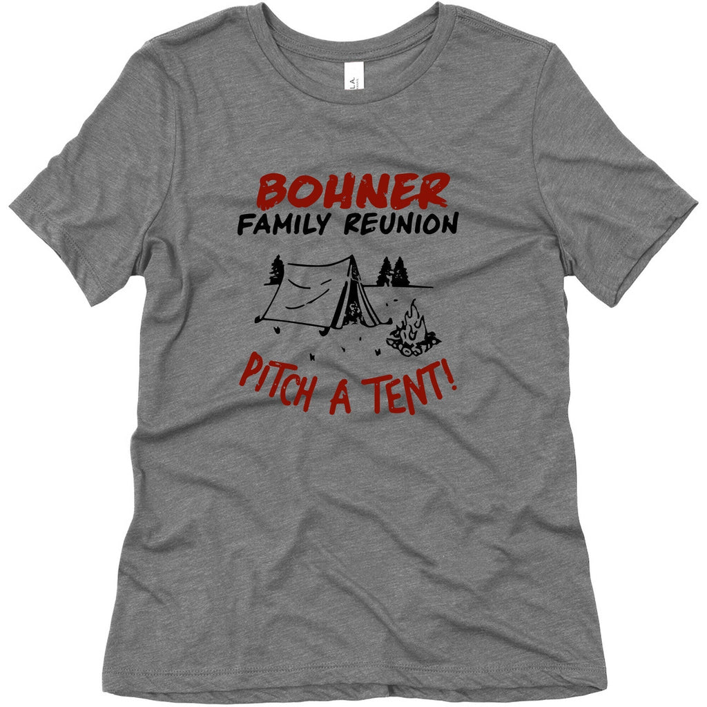 Bohner Family Reunion Womens Triblend Tee Hoodie, Sweatshirt | CoreVibeTees.com (Image 3)