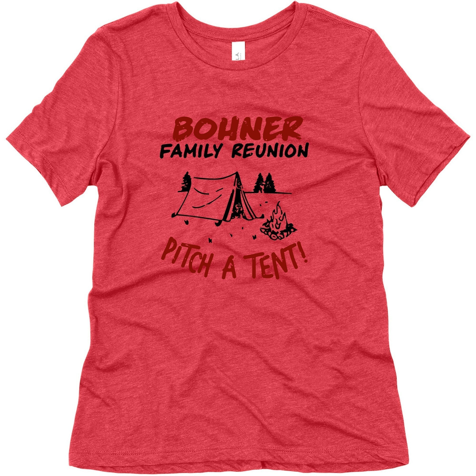 Bohner Family Reunion Womens Triblend Tee Hoodie, Sweatshirt | CoreVibeTees.com (Image 4)