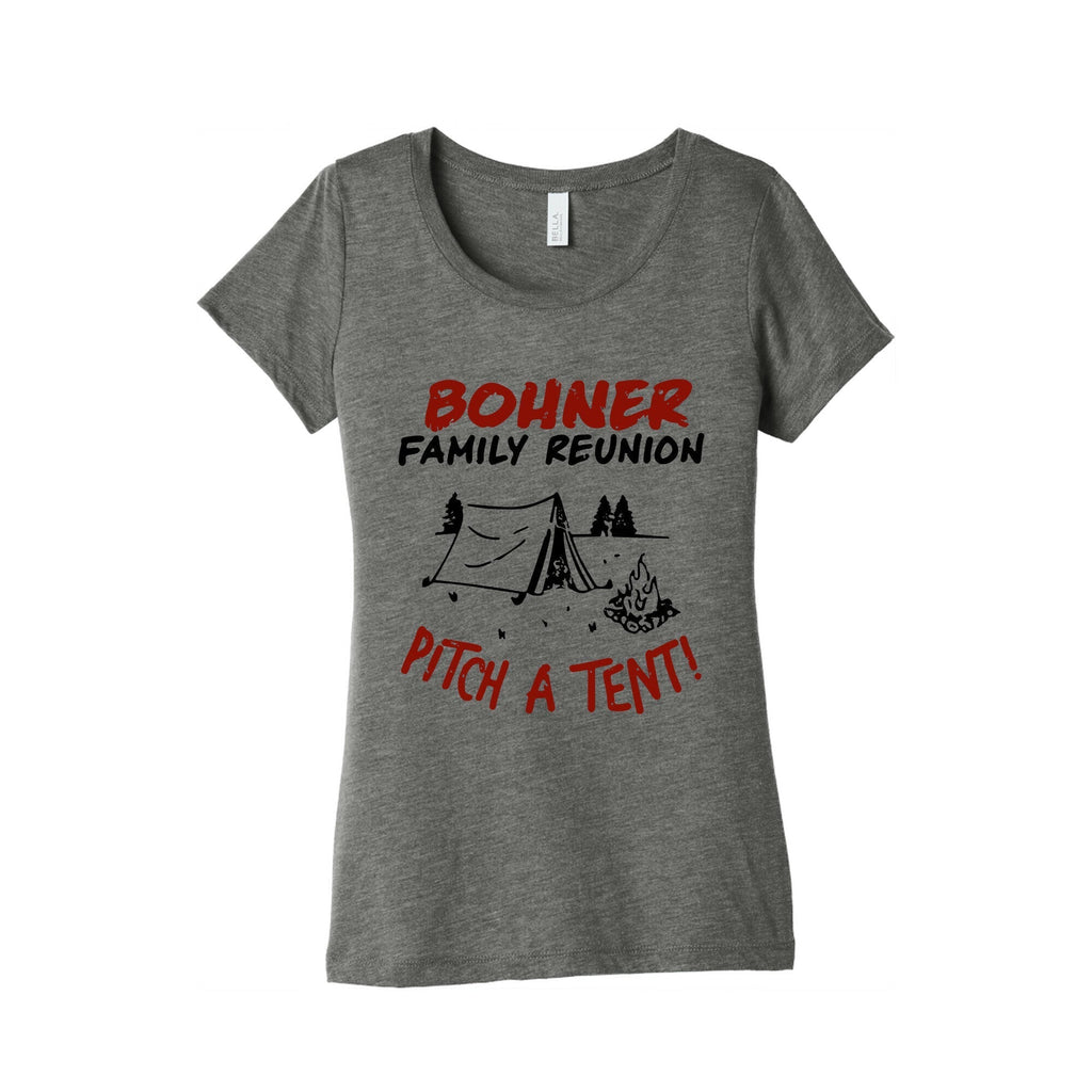 Bohner Family Reunion Womens Triblend Tee Hoodie, Sweatshirt | CoreVibeTees.com (Image 1)