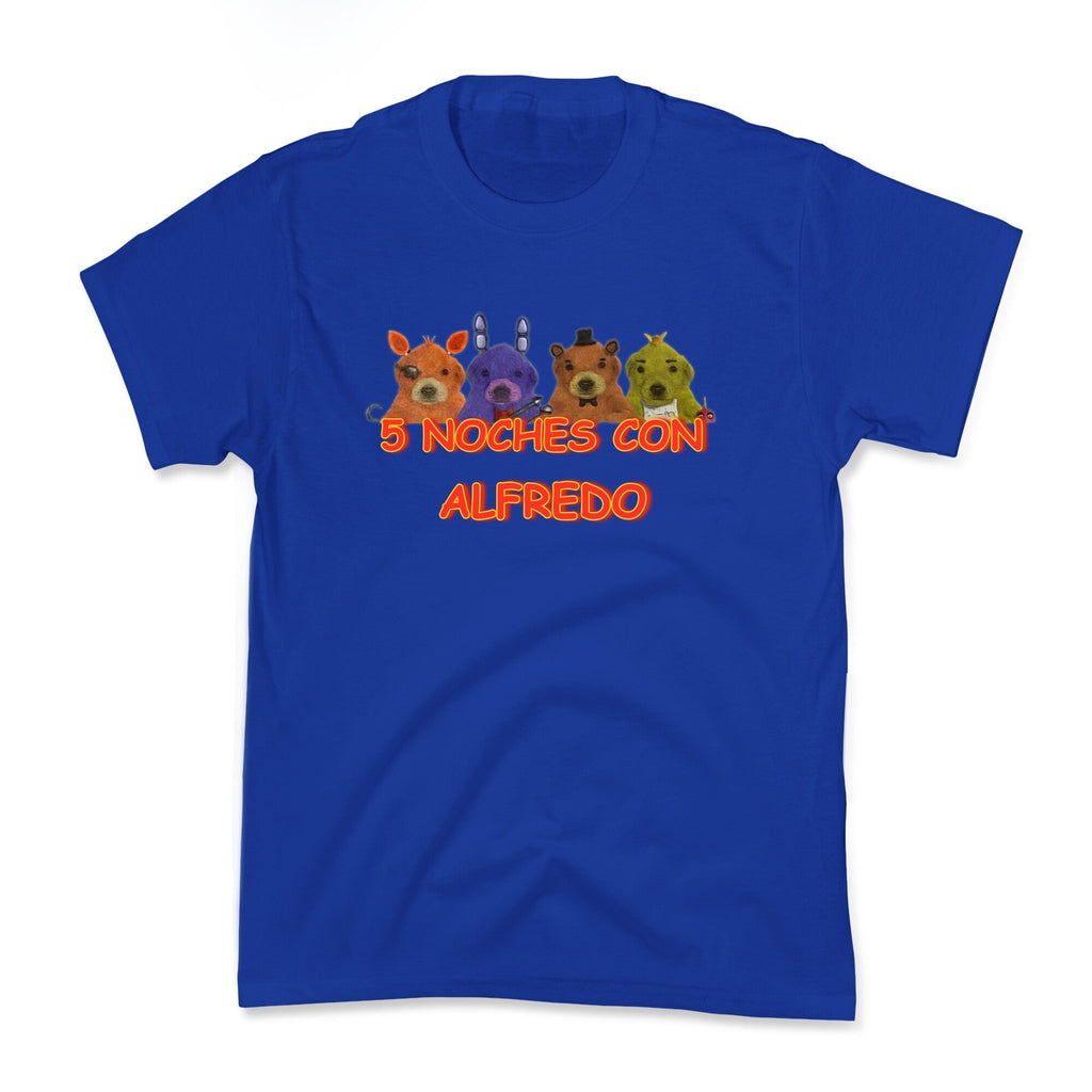 5 Noches Con Alfredo Kids Tee Hoodie, Sweatshirt | CoreVibeTees.com (Image 4)