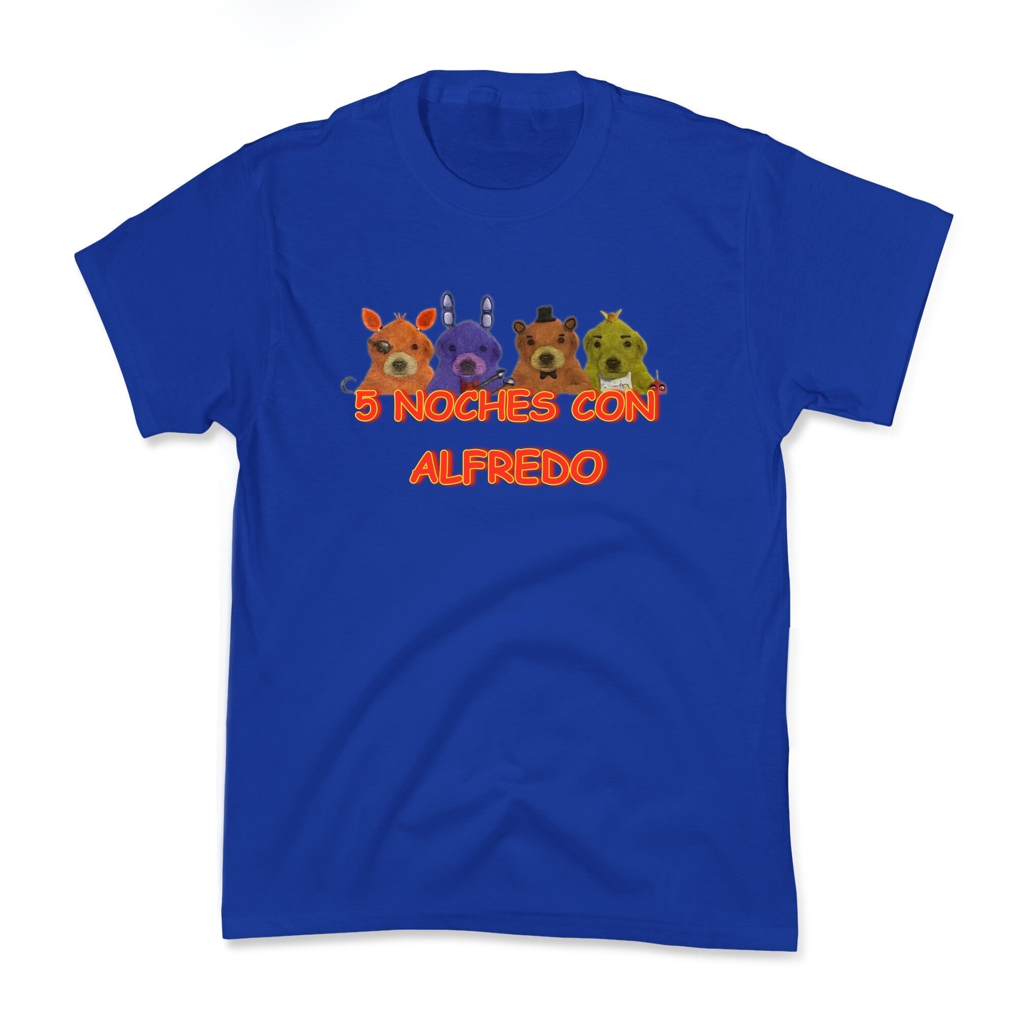 5 Noches Con Alfredo Kids Tee Hoodie, Sweatshirt | CoreVibeTees.com (Image 4)