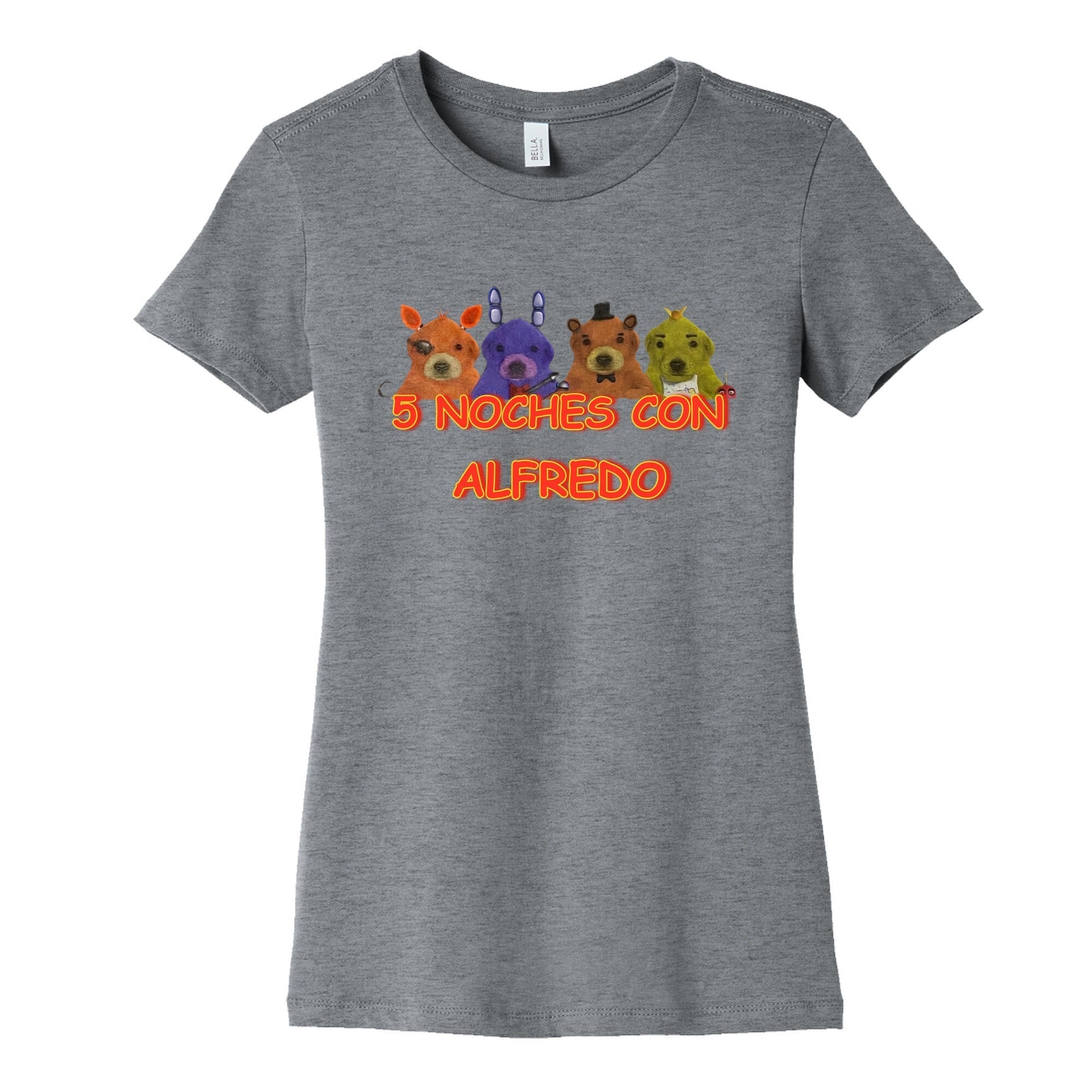 5 Noches Con Alfredo Womens Cotton Tee Hoodie, Sweatshirt | CoreVibeTees.com (Image 1)