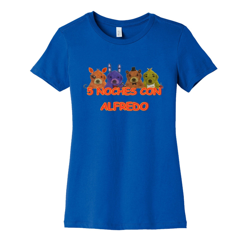 5 Noches Con Alfredo Womens Cotton Tee Hoodie, Sweatshirt | CoreVibeTees.com (Image 2)