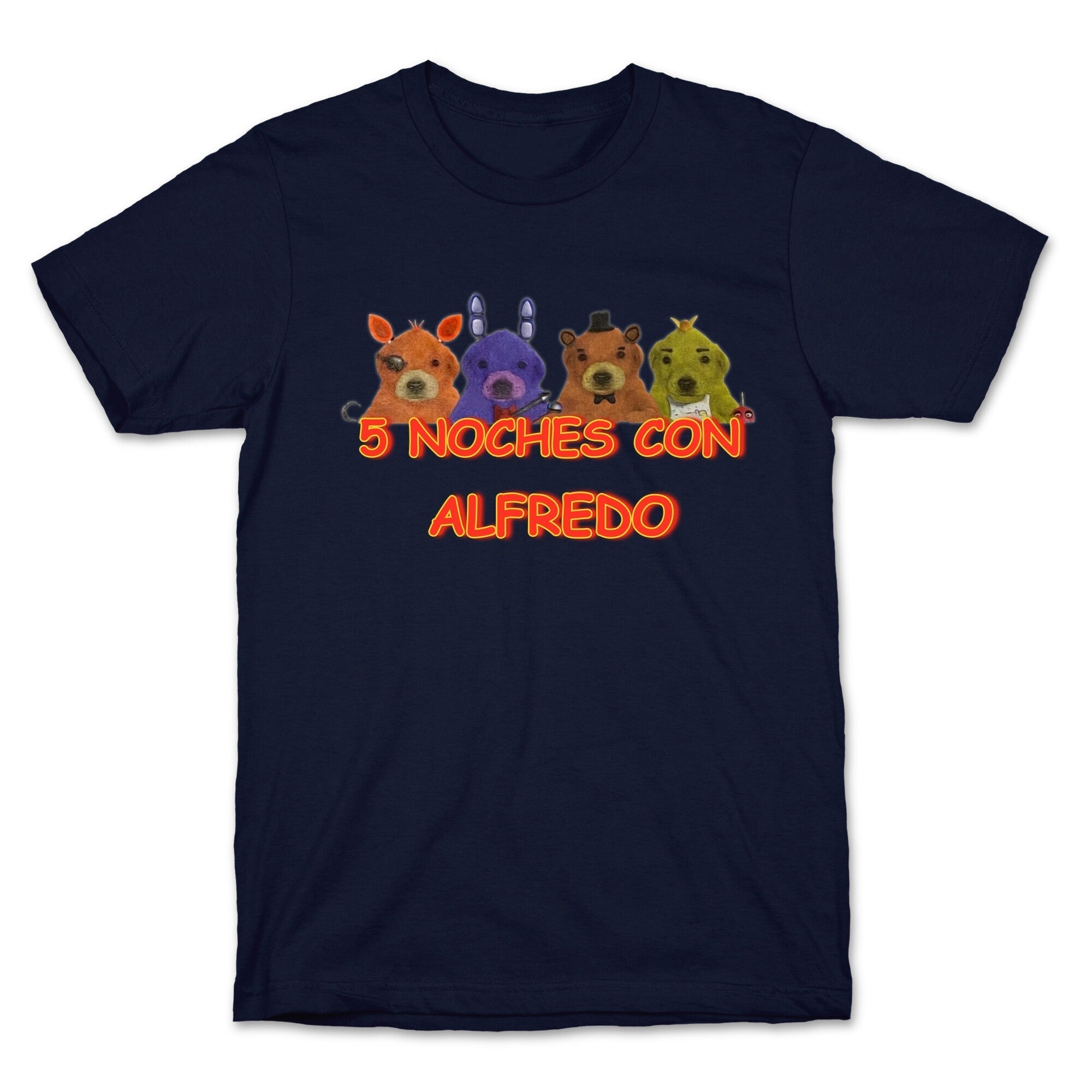 5 Noches Con Alfredo T-Shirt Hoodie, Sweatshirt | CoreVibeTees.com (Image 4)