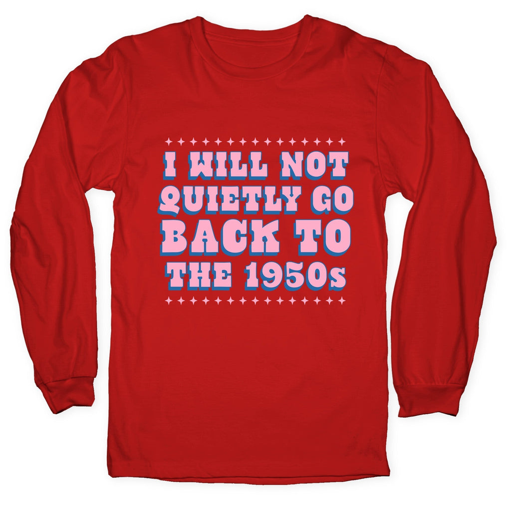 Back to the 1950s Longsleeve Tee Hoodie, Sweatshirt | CoreVibeTees.com (Image 2)