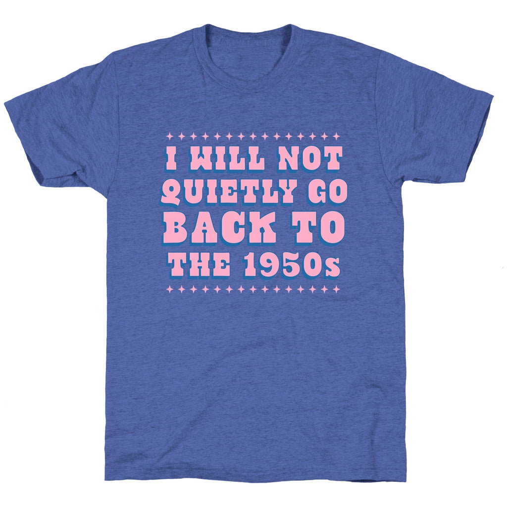 Back to the 1950s Unisex Triblend Tee Hoodie, Sweatshirt | CoreVibeTees.com (Image 2)