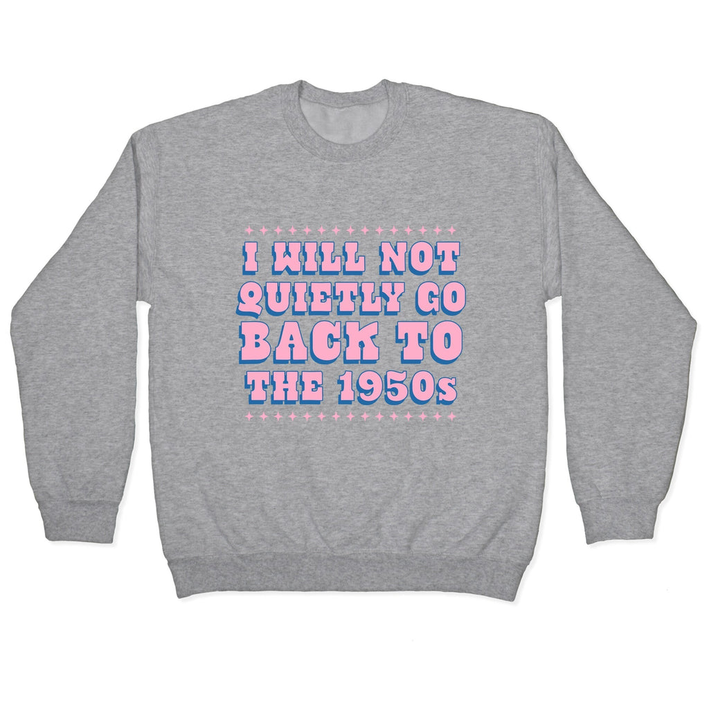 Back to the 1950s Crewneck Sweatshirt T-Shirts, Hoodie | CoreVibeTees.com (Image 1)